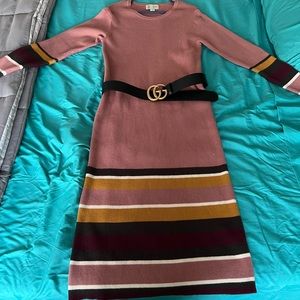 Anthropologie Long dress, fits size 4 and 6.